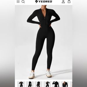Yeoreo Long Sleeve Zipper Jumpsuit